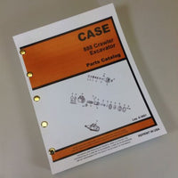 CASE 888 CRAWLER TRACK EXCAVATOR PARTS MANUAL CATALOG EXPLODED VIEWS ASSEMBLY