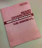 Echo CS-290EVL CHAINSAW SERVICE SHOP REPAIR MANUAL 2 STROKE CHAIN SAW-01.JPG