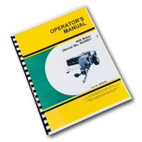 OPERATORS MANUAL FOR JOHN DEERE 468 BALER OWNERS BOOK MAINTENANCE S/N 943001-UP