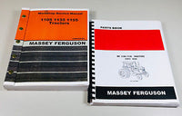MF MASSEY FERGUSON 1105 1135 TRACTOR SERVICE MANUAL PARTS CATALOG SET