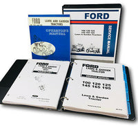 FORD 100 120 LAWN GARDEN TRACTOR SERVICE REPAIR PARTS OPERATORS OWNERS MANUAL