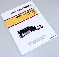 SPERRY NEW HOLLAND 283 HAYLINER SQUARE BALER OWNERS OPERATORS MANUAL MAINTENANCE-01.JPG