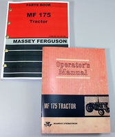 MASSEY FERGUSON MF 175 TRACTOR OWNERS OPERATORS PARTS MANUAL CATALOG EXP. VIEWS