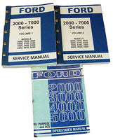 LOT FORD 3000 4000 SERIES TRACTOR SERVICE REPAIR SHOP & OPERATORS OWNERS MANUALS-01.JPG