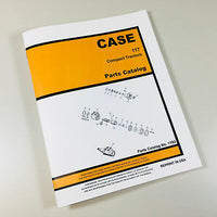 CASE 117 COMPACT TRACTOR PARTS MANUAL CATALOG ASSEMBLY NUMBERS EXPLODED VIEWS