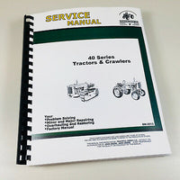 TECHNICAL SERVICE MANUAL 40 SERIES JOHN DEERE TRACTOR CRAWLER SM-2013-01.JPG