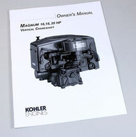 KOHLER MAGNUM 16 18 20 VERTICAL CRANKSHAFT ENGINE OWNERS OPERATORS MANUAL BOOK-01.JPG