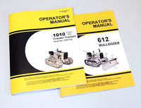 OPERATOR MANUAL SET FOR JOHN DEERE 1010 CRAWLER TRACTOR 612 DOZER BULLDOZER-01.JPG