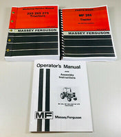 MASSEY FERGUSON 265 TRACTOR SERVICE PARTS OPERATORS MANUAL Before SN-9A349200
