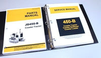 SERVICE MANUAL SET JOHN DEERE 450-B 450B DOZER BULLDOZER REPAIR PARTS CATALOG-01.JPG