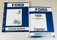 FORD 1620 TRACTOR SERVICE REPAIR SHOP MANUAL TECHNICAL FACTORY WORKSHOP COMPLETE