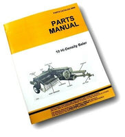 PARTS MANUAL FOR JOHN DEERE 10 HAY BALER KNOTTER SQUARE EXPLODED VIEWS ASSEMBLY-01.JPG