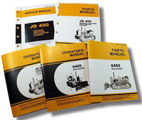 SERVICE MANUAL SET FOR JOHN DEERE 450 CRAWLER DOZER TRACTOR OPERATORS PARTS-01.JPG