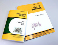 OPERATOR PARTS MANUALS FOR JOHN DEERE GL GRASSLAND DRILL OWNERS CATALOG PLANTER