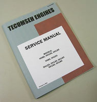 ROPER T02251R RT-10 LAWN MOWER TRACTOR TECUMSEH HH100 ENGINE SERVICE MANUAL
