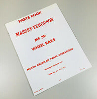 Massey Ferguson 39 SIDE DELIVERY WHEEL RAKE PARTS MANUAL CATALOG BOOK-01.JPG