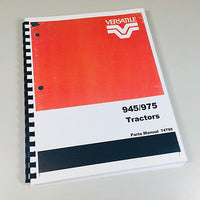 VERSATILE 945 975 TRACTOR PARTS MANUAL CATALOG ENGINE CHASSIS