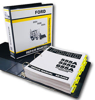 FORD 555A 555B 655A TRACTOR LOADER BACKHOE SERVICE REPAIR MANUAL IN SHOP BINDER-01.JPG