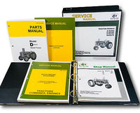 SERVICE PARTS MANUAL SET FOR JOHN DEERE D STYLED TRACTOR CATALOG SHOP