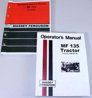 MASSEY FERGUSON MF 135 TRACTOR SERVICE OWNERS OPERATORS MANUAL BOOK REPAIR MF135