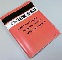 ALLIS CHALMERS WC WF RC TRACTOR SERVICE REPAIR TECHNICAL SHOP MANUAL OVERHAUL-01.JPG