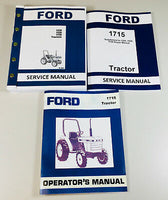 FORD 1715 TRACTOR SERVICE REPAIR MANUAL SET OWNERS OPERATORS SHOP TECHNICAL