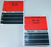 SET MASSEY FERGUSON 165 TRACTOR PARTS SERVICE REPAIR SHOP MANUAL WORKSHOP MF165