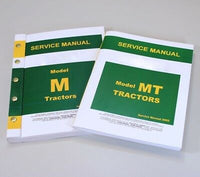 SERVICE MANUAL SET FOR JOHN DEERE MT TRICYCLE M TRACTOR REPAIR TECHNICAL SHOP