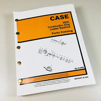 CASE 580K CK LOADER BACKHOE PARTS MANUAL CATALOG BOOK BUR 8-3462