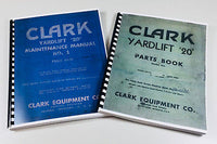 CLARK YARDLIFT 20 FORKLIFT SERVICE REPAIR SHOP PARTS MANUALS CATALOG MAINTENANCE