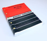 MASSEY FERGUSON MF 750 760 COMBINE SERVICE REPAIR MANUAL TECHNICAL SHOP BOOK