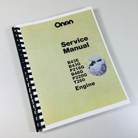 ONAN B48G ENGINE SERVICE OVHL MANUAL GRAVELY 8199 LAWN GARDEN TRACTOR