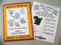 Briggs Stratton Ahlp Ahmt Engine Service Repair Operator Operating Part Manual