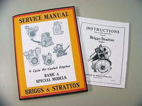 Briggs Stratton Type P Engine Service Repair Operator Operating Part Manual