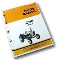 PARTS MANUAL FOR JOHN DEERE 2010 TRACTOR CATALOG EXPLODED VIEWS ASSEMBLY