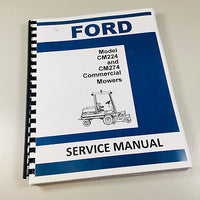 FORD NEW HOLLAND CM224 CM274 COMMERCIAL MOWER SERVICE REPAIR MANUAL FRONT MOWER
