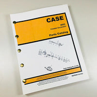 CASE 880D CRAWLER TRACK EXCAVATOR PARTS MANUAL CATALOG EXPLODED VIEWS ASSEMBLY