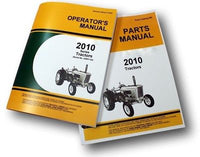OPERATORS MANUAL FOR JOHN DEERE 2010 TRACTOR OWNERS PARTS CATALOG GAS DIESEL
