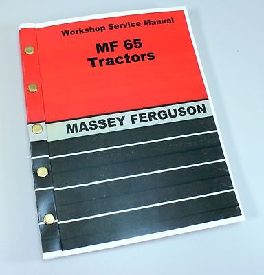 MASSEY FERGUSON MF 65 TRACTOR SERVICE MANUAL TECHNICAL REPAIR SHOP WORKSHOP-01.JPG