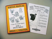 Briggs Stratton Kp Kr Engine Service Repair Operator Operating Part Manual