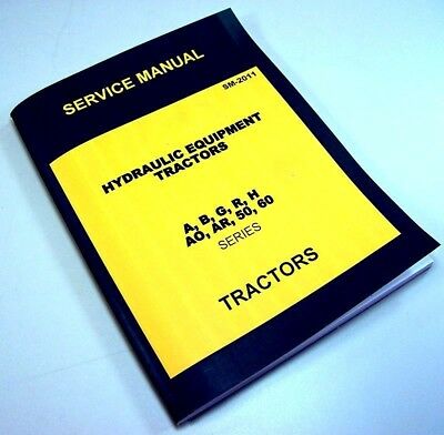 SERVICE MANUAL FOR JOHN DEERE Two Cylinder Tractors Hydraulic Equipment A B G-01.JPG