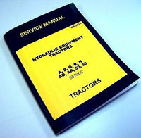SERVICE MANUAL FOR JOHN DEERE Two Cylinder Tractors Hydraulic Equipment A B G