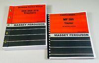 MASSEY FERGUSON 265 TRACTOR SERVICE & PARTS MANUAL GAS DIESEL Before SN-9A349200