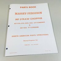 MASSEY FERGUSON STRAW CHOPPER PARTS CATALOG MANUAL 510 410 300 205 405 COMBINE-01.JPG