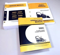 SERVICE MANUAL SET FOR JOHN DEERE 350C CRAWLER LOADER BULLDOZER OPERATORS PARTS-01.JPG