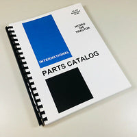 INTERNATIONAL HYDRO 186 TRACTOR PARTS ASSEMBLY MANUAL CATALOG EXPLODED VIEWS