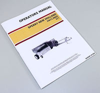 NEW HOLLAND 311 SMALL SQUARE BALER HAYLINER OWNERS OPERATORS MANUAL MAINTENANCE