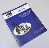 FORD 70 75 LAWN TRACTOR OWNERS OPERATORS MANUAL GAS RIDING RIDER MOWER GARDEN-01.JPG