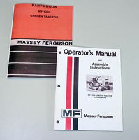MASSEY FERGUSON MF 1200 LAWN GARDEN TRACTOR MOWER OWNERS OPERATORS PARTS MANUAL-01.JPG
