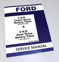 FORD 5 HP GEAR DRIVE ROTATRY TILLER SERVICE REPAIR MANUAL MODEL 09GN-1023